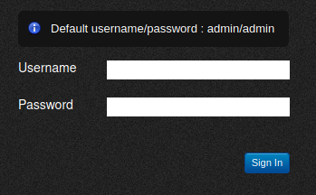 Image showing the login screen for the service
